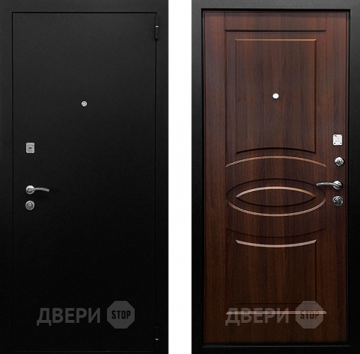 Входная металлическая Дверь Ратибор Классик 3К Орех бренди