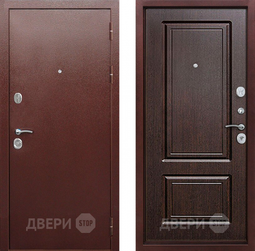 Входная металлическая Дверь Цитадель Толстяк 10см Антик Венге
