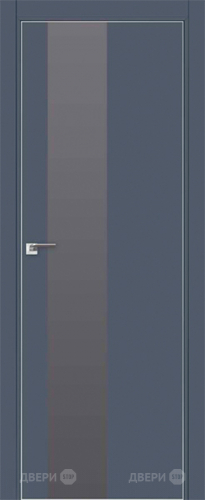 Межкомнатная дверь ProfilDoors 5E Антрацит (серебряный лак)