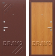 Дверь Bravo Оптим Стандарт Миланский Орех 960х2050 мм