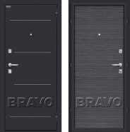 Дверь Bravo Оптим Кобра Black Wood 960х2050 мм