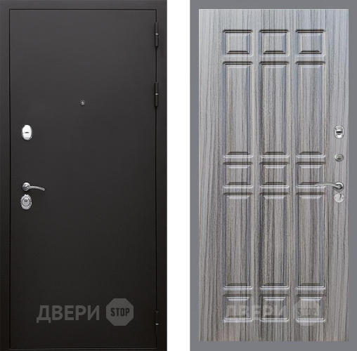 Входная металлическая Дверь Стоп КЛАССИК Шагрень ФЛ-33 Сандал грей