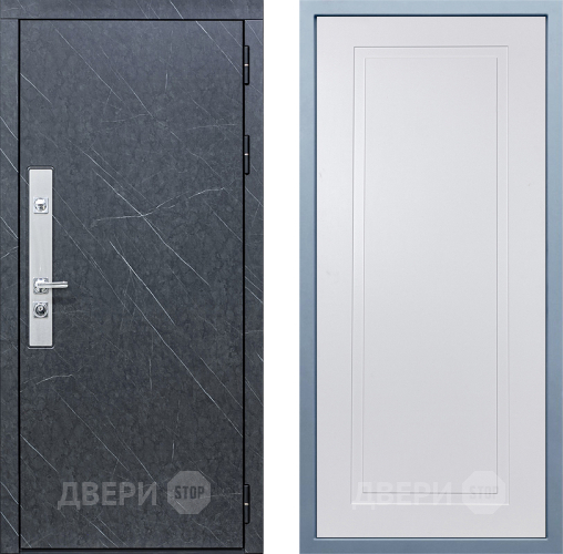 Входная металлическая Дверь Дива МХ-26 STR Н-10 Белый