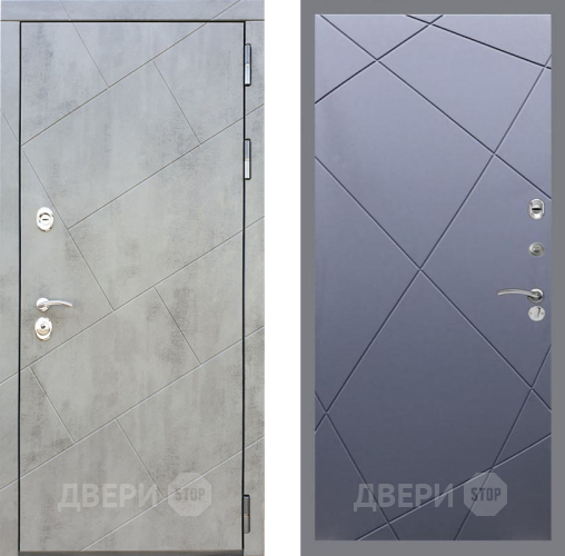 Входная металлическая Дверь Рекс (REX) 22 FL-291 Силк титан