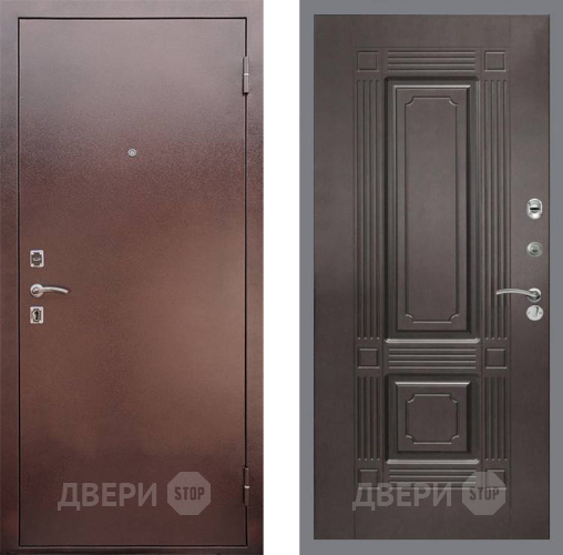 Входная металлическая Дверь Рекс (REX) 1 FL-2 Венге