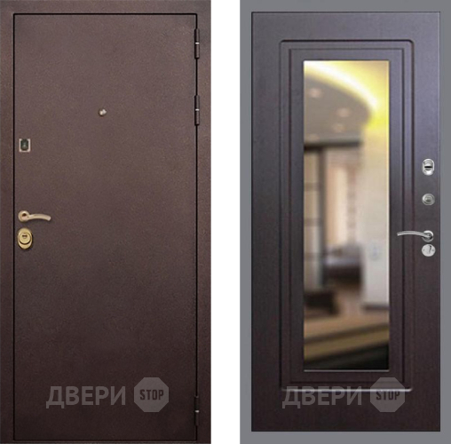 Входная металлическая Дверь Рекс (REX) Лайт 3К FLZ-120 Венге