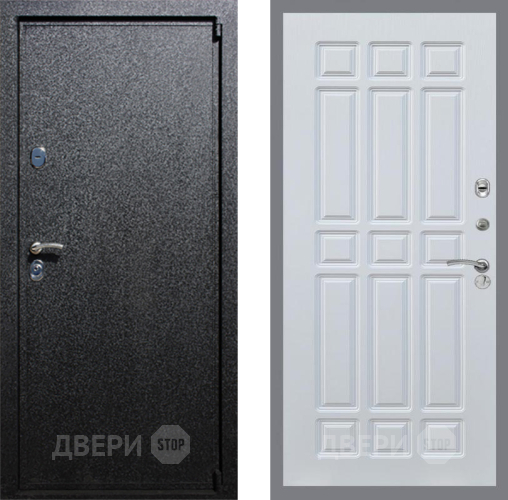 Входная металлическая Дверь Рекс (REX) 3 FL-33 Белый ясень