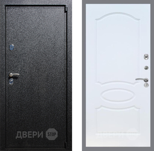 Входная металлическая Дверь Рекс (REX) 3 FL-128 Белый ясень
