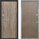 Входная металлическая Дверь Интекрон (INTECRON) Гектор Дуб Турин Гладкая шпон Венге коричневый