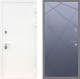 Входная металлическая Дверь Рекс (REX) 5 Белая Шагрень FL-291 Силк титан