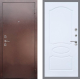 Входная металлическая Дверь Рекс (REX) 1 FL-128 Силк Сноу