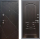 Входная металлическая Дверь Рекс (REX) 13 Венге FL-128 Венге светлый