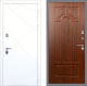 Входная металлическая Дверь Рекс (REX) 13 Силк Сноу FL-58 Морёная берёза