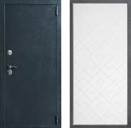 Дверь Дверной континент ДК-70 Дизайн ФЛ-Тиффани Белый софт 960х2050 мм
