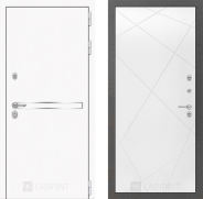 Дверь Лабиринт (LABIRINT) Лайн White 24 Белый софт 960х2050 мм