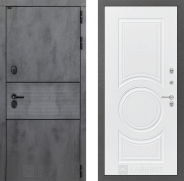 Дверь Лабиринт (LABIRINT) Инфинити 23 Белый софт 960х2050 мм
