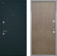 Дверь Интекрон (INTECRON) Греция Гладкая шпон Венге коричневый 960х2050 мм